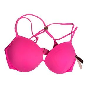 NWT Victoria Secret Padded Swim Bra Size 38D